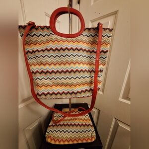 EUC Canvas Tote with Matching Bag